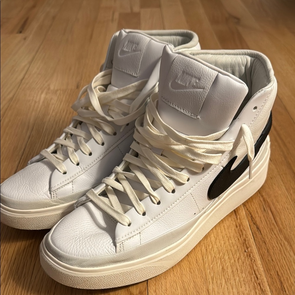 Nike Men’s Blazer Phantom White High-Top Sneakers